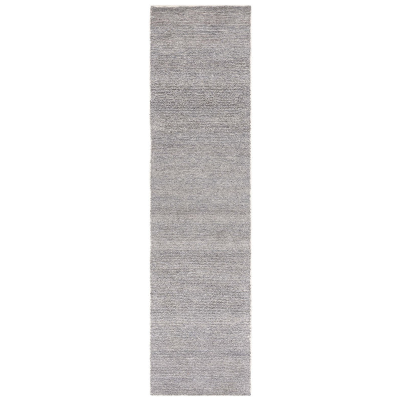 Ebony Hand Tufted Pet Yarn Pile Rug, Runner 2'3" x 9'