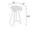 Tabouret de bar industriel en fonte-612572588