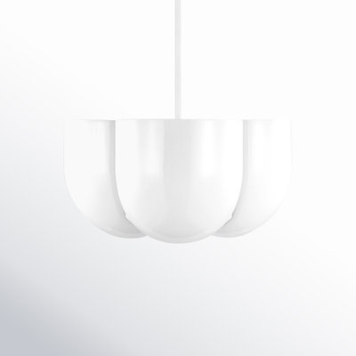 4 Light Glass Dimmable Pendant