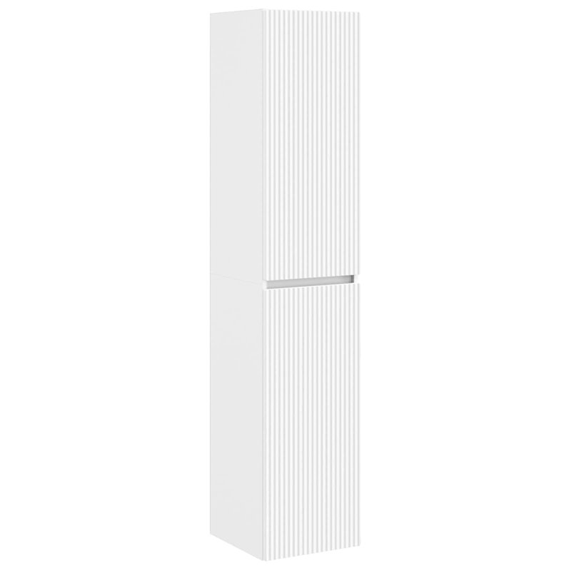 Engineered Wood Linen Cabinet, White