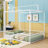 Convertible Metal Bed Frame With Protective Fence-1665181163-1665181162