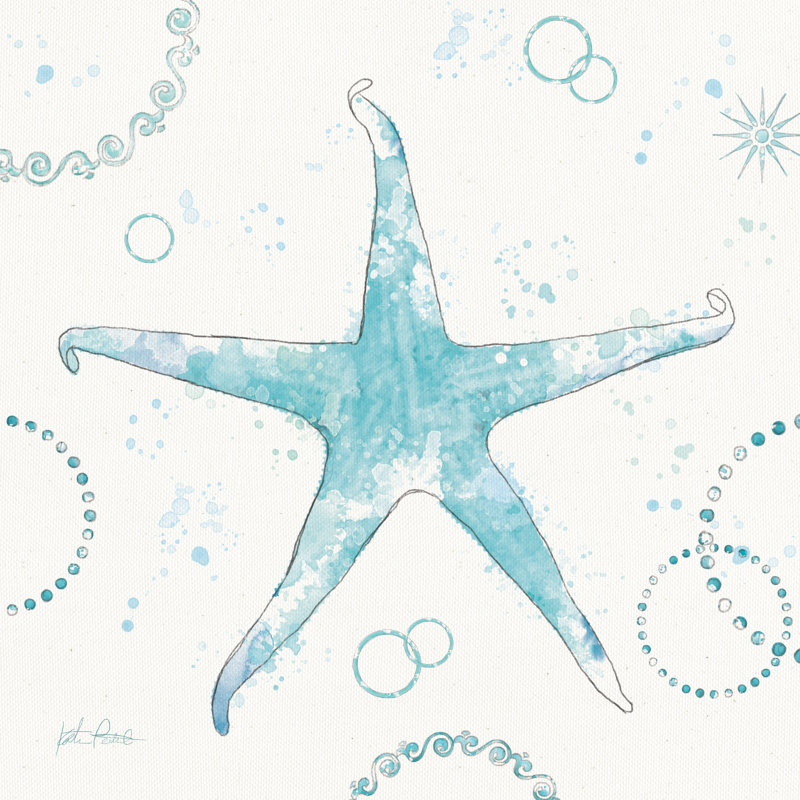 Coastal Splash I No Words, H 20 po x l 20 po, Non, Toile tendue