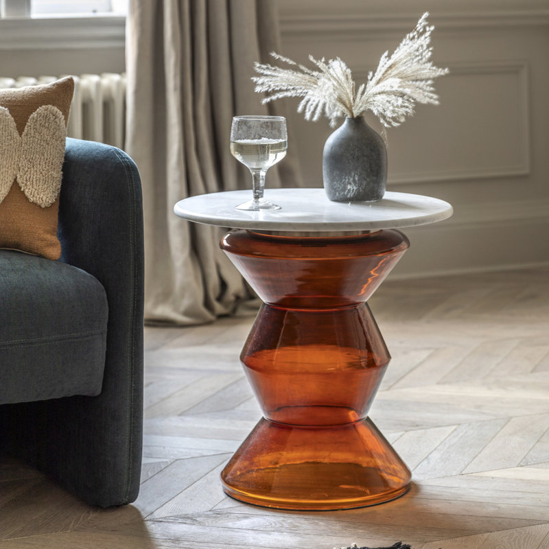 Chenier End Table, Orange