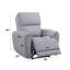 Fauteuil inclinable électrique en cuir synthétique Jeromie avec port USB
