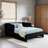 Upholstered Sofa Bed with 2 Storage Drawers | Adjustable Velvet Platform Bed Frame | Convertible Daybed for Living Room, Guest Room, or Home Office-1271204494
