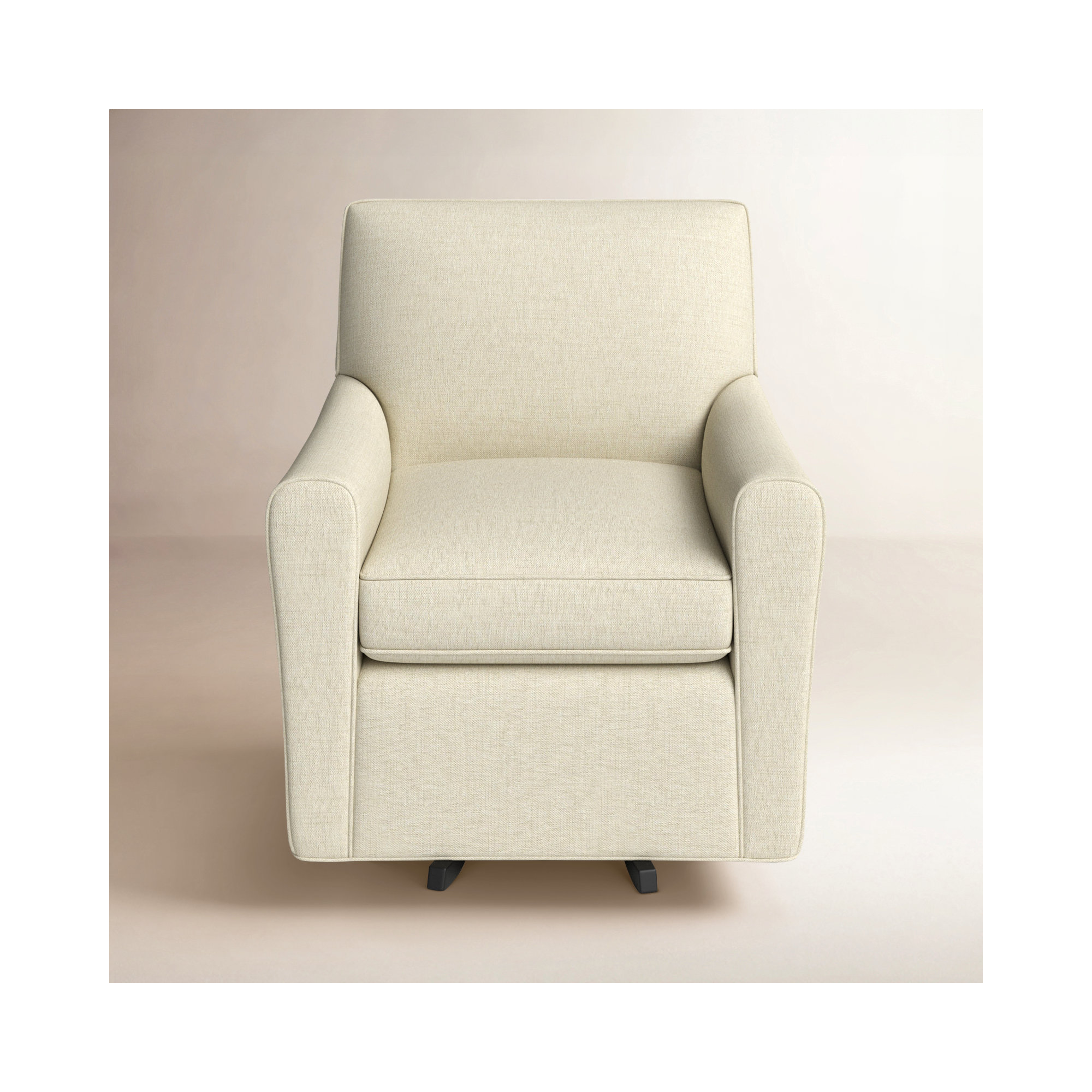 Mikeno Upholstered Swivel Armchair, Ida Beige