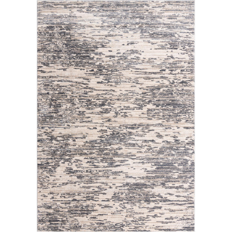 Abstract Indoor Rug, Rectangle 7' x 10'