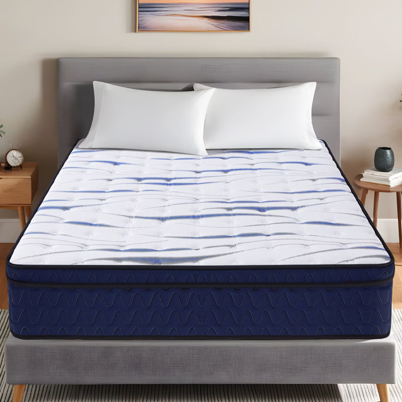 Medium Cooling Gel Meomory Foam Hybrid Mattress, Twin, 12"