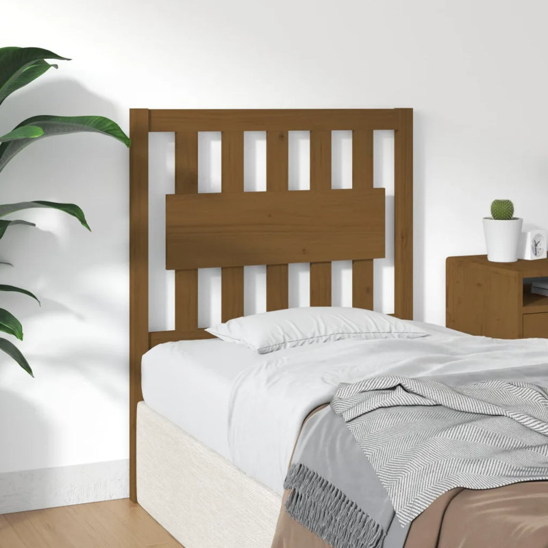 Merrell Solid Wood Headboard, 100 x 80.5cm, Honey Brown