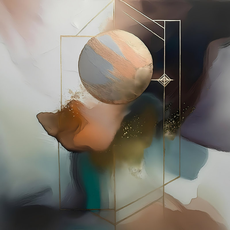 As The World Turns, 48" H x 48" W