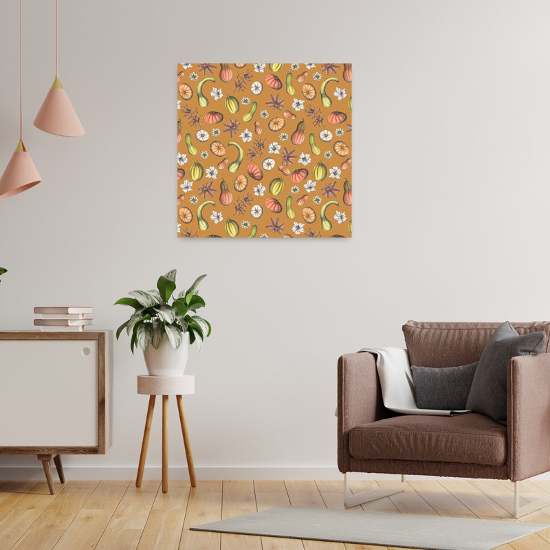 Art contemporain, art contemporain d'automne, H 24 po x l 24 po