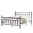 Kempst Queen Size Metal Platform Bed Frame with Headboard and Footboard, Mattress Foundation with Steel Slat Support, Under Bed Storage, No Box Spring Needed, Noise Free-641512442-639456547