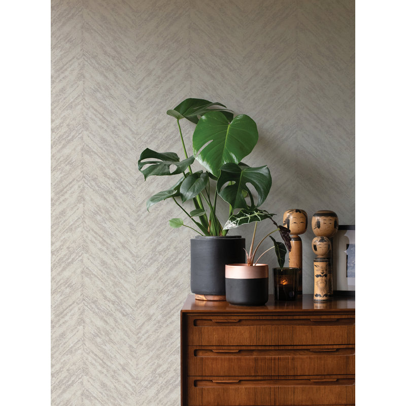 Rouleau de papier peint L 33 pi x l 20,9 po, Argent