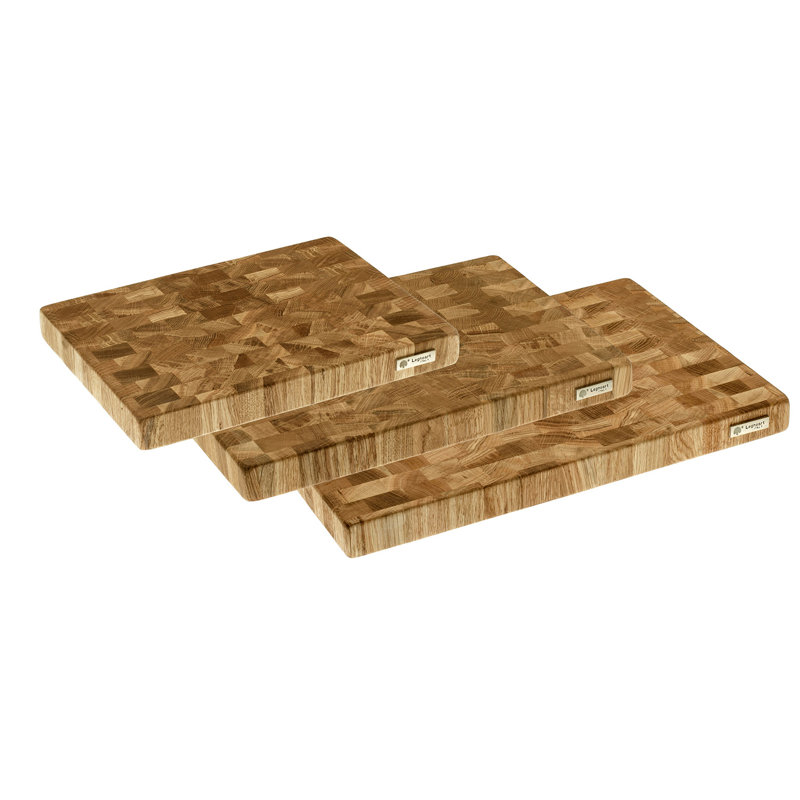 Bloc à découper en bois de chêne naturel Legnoart Butchers, 14,5 po x 11,5 po