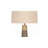 Corsica 34" Natural/Metallic Textured Coil Banded Table Lamp