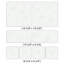 Timeless Calacatta Modular Kit 39" x 39" Porcelain Marble Look Wall & Floor Tile
