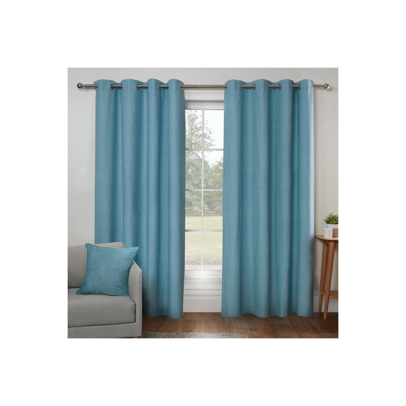 Averielle Semi Sheer, 229 W x 183 D cm, Duck Egg