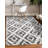 Meridian Geometric Black/Beige Area Rug-34128197