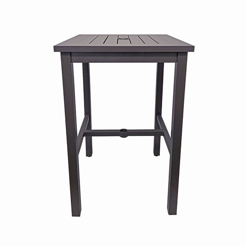 Table d'extérieur Sigma 28 L x 28 W Sigma, Volcanic Black