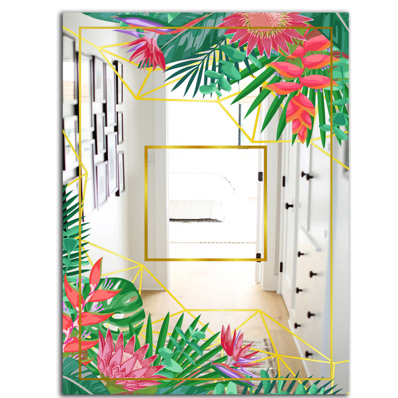 Miroir mural Efflorescent, H 39,4 po x l 29,5 po