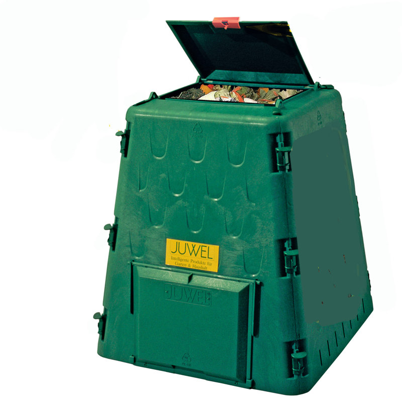 AeroQuick 77 Gallons Plastic Outdoor Stationary Composter with Latching Lid