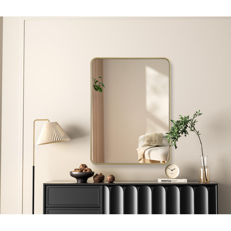 Miroir Erath, 40 po x 30 po, Laiton