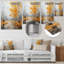 Décoration murale en métal Birch Woods Autumn Sonata-309293758