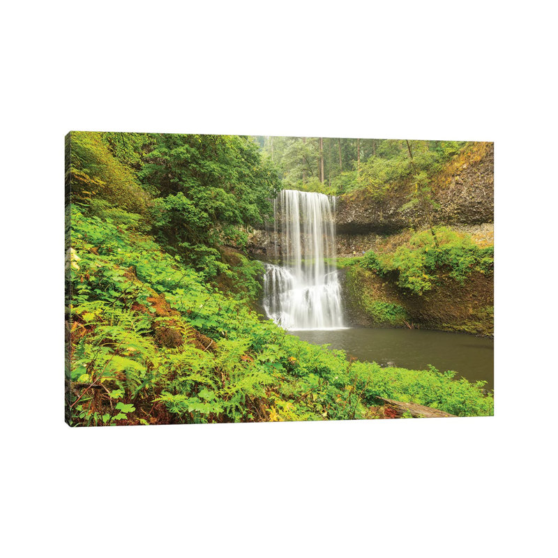 Trail Of Ten Falls, Silver Falls State Park, Near Silverton, Oregon by Stuart Westmorland - Gallery-Wrapped Canvas Giclée on Canvas