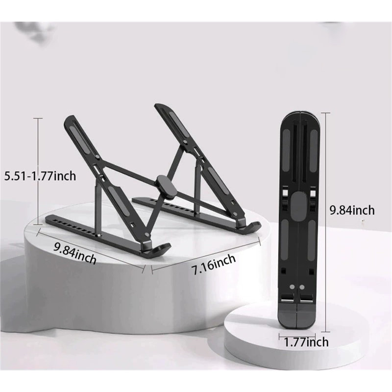 Support pour ordinateur portable, Noir