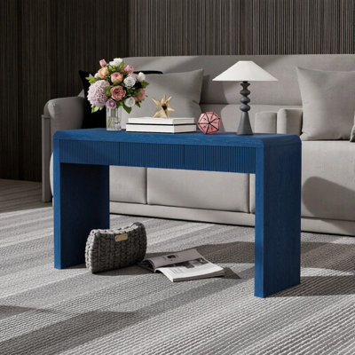 Console de 55 po avec tiroir cannelé, capacité de 220 lb