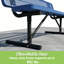  Banc de pique-nique en métal 72,2 po x 23,9 po x 30,9 po-135574209