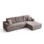 Méridienne modulaire en forme de L, canapé modulaire en forme de L à gauche, canapé en velours côtelé de style minimaliste moderne, déplié en lit, chambre à coucher, canapé compressé confortable-1372429145