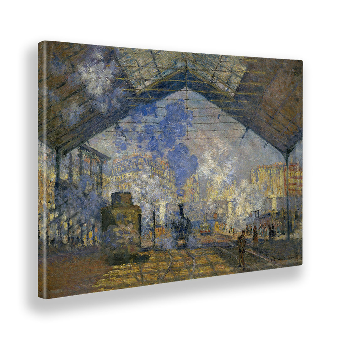 Acrylbild St. Lazarus Station London von Claude Monet