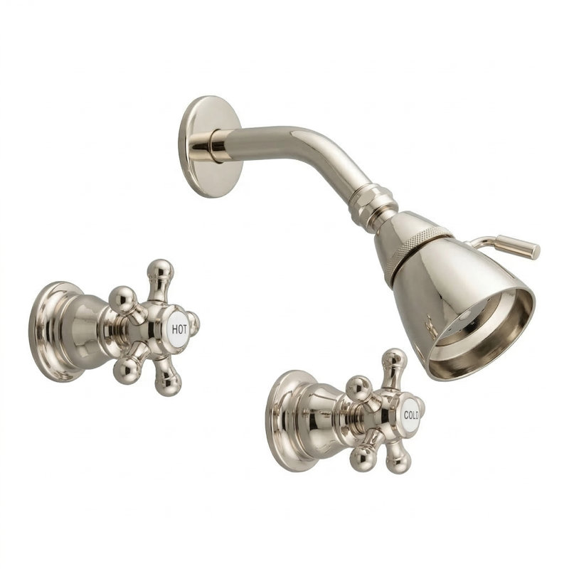 Ensemble de douche encastrée Rio Grande, Nickel poli