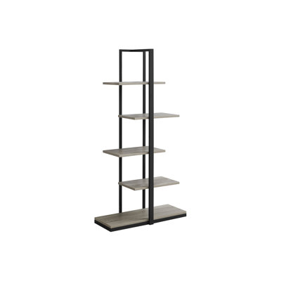 Bibliothèque brune taupe stratifiée pour le bureau et la chambre à coucher
