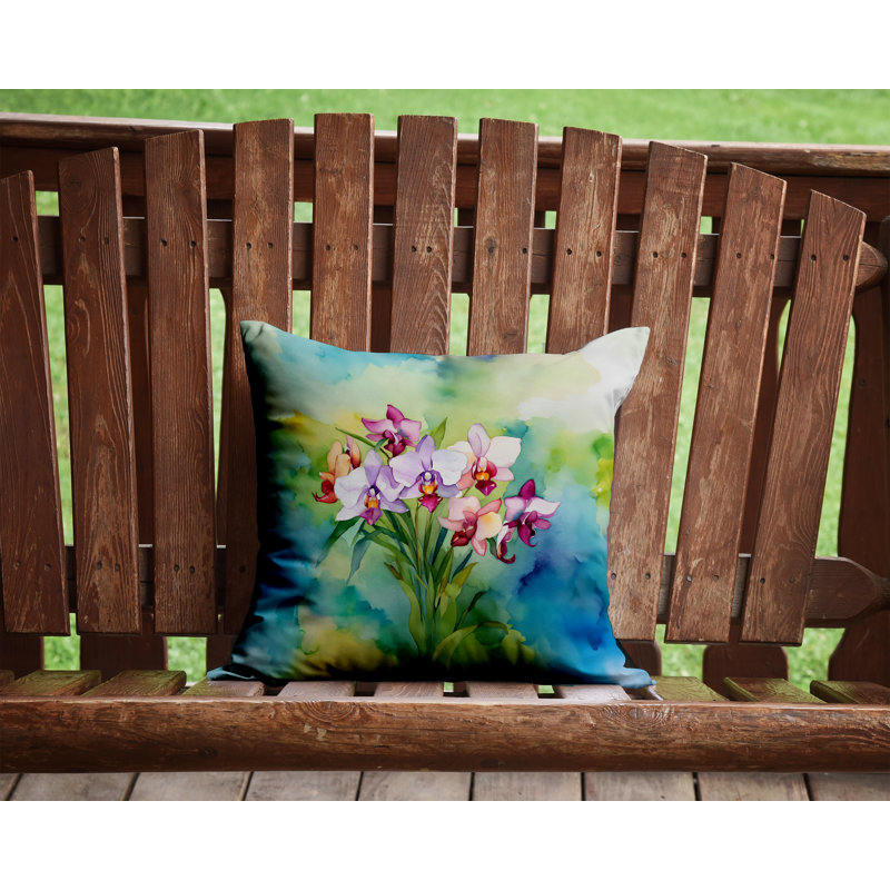 Other/No Pattern Outdoor Throw Pillow, 14" H x 14" W