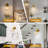 Mid-Century Modern Wall Sconce With Glass-494203775-482746800