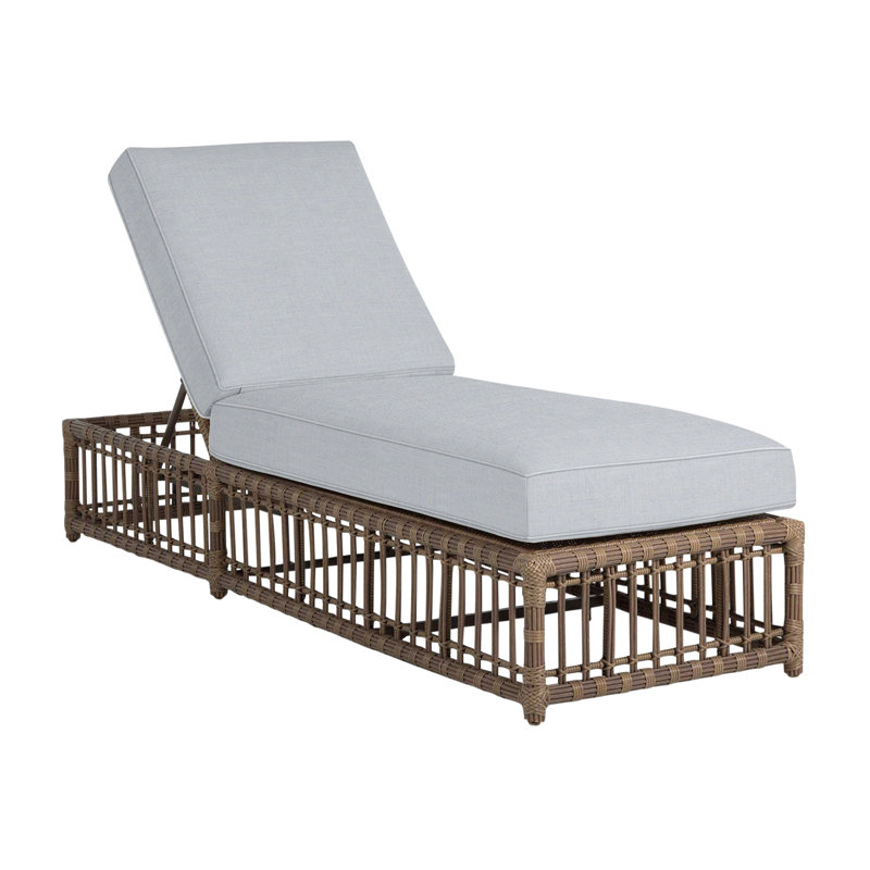 Newport Woven Chaise, Welt, Linen Chambray
