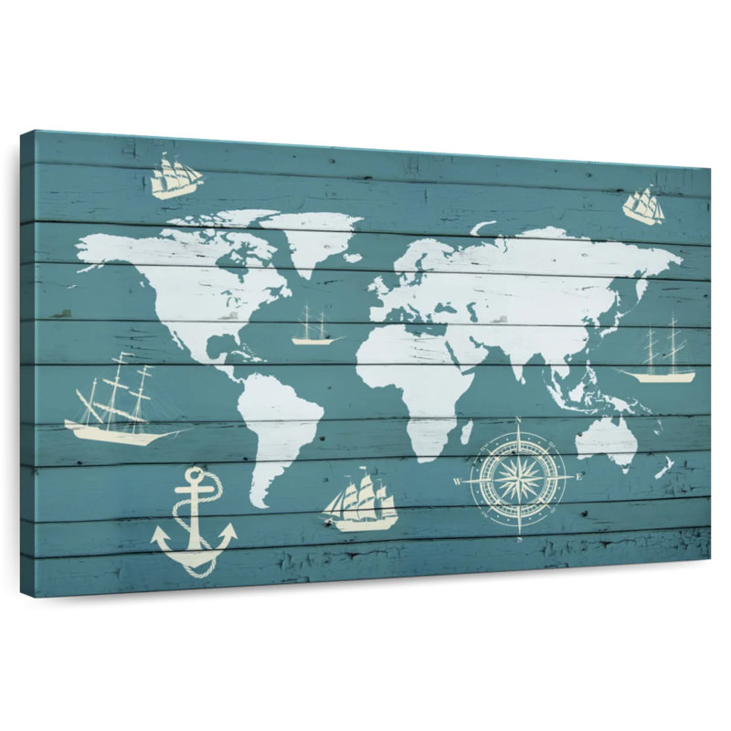 Carte du monde Aletra, H 20 po x l 30 po