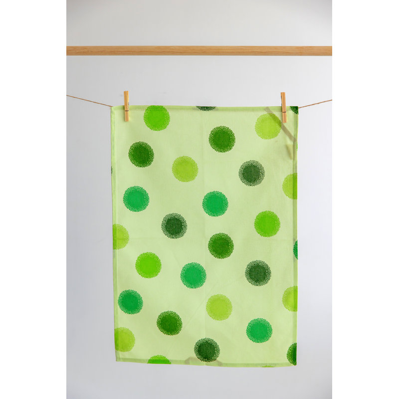 Cotton Jacquard Tea Towel Kitchen Towel, Green