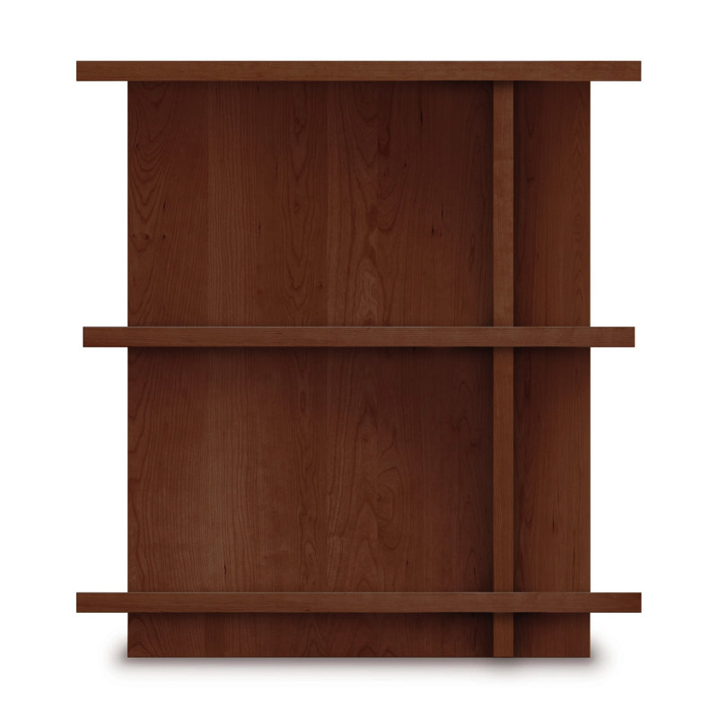 Mansfield Solid Wood Nightstand, Right, Cognac Cherry