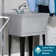 23.5''' L x 22.87'' W Free Standing Laundry Sink with Faucet