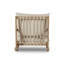 Chaise berçante d'extérieur en bois massif avec coussins Copley-2126557271