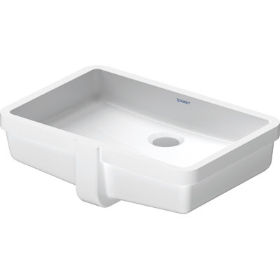 Vero Vanity Basin Ceramic Rectangular Undermount Bathroom Sink with Overflow