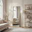 14 "x 47" au-dessus de la porte - miroir suspendu pleine longueur, miroir mural encadré en alliage d'aluminium-987738682