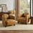 Paynesville Tufted Genuine Leather Upholstered Accent Arm Barrel Chair-548331411