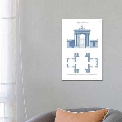 Garden Structures II by Vision Studio - Wrapped Canvas Gallery-Wrapped Canvas Giclée