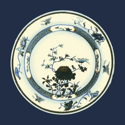 Porcelain Plate III by Vision Studio - Wrapped Canvas Print