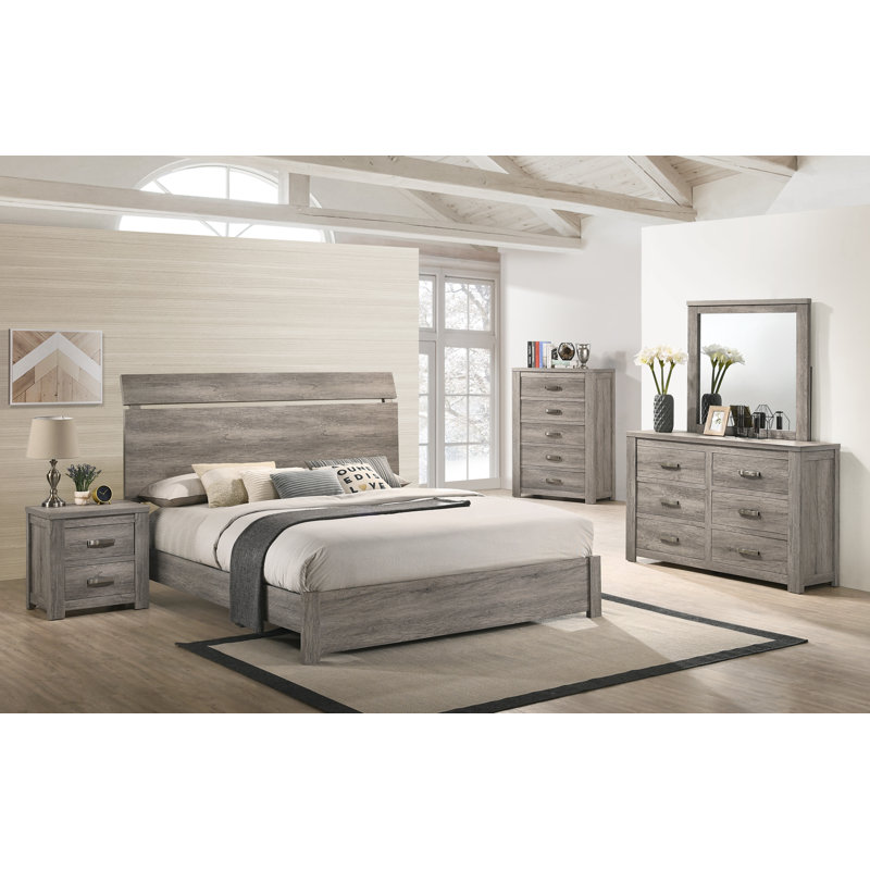 Ensemble de chambre à coucher standard 5 pièces Teme, Très grand