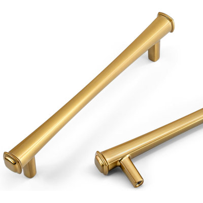 10 Pack Cabinet Handle Pulls, Modern Kitchen Cabinet Hardware, 96Mm Centre To Hole Drawer Pulls With Decorative Ends, Durable And Easy To Install